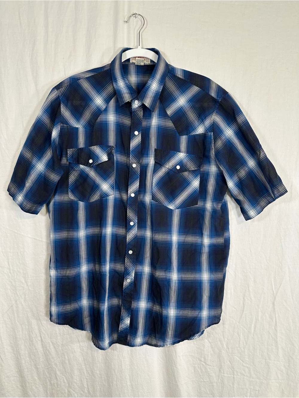 Vintage Saddlebrook Westernwear Pearl Snap Sz L